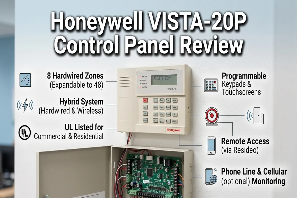 Honeywell Vista-20p Control Panel Review