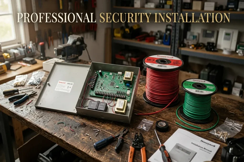 Honeywell Vista 20P programming guide - parts complete hardware stack installation components