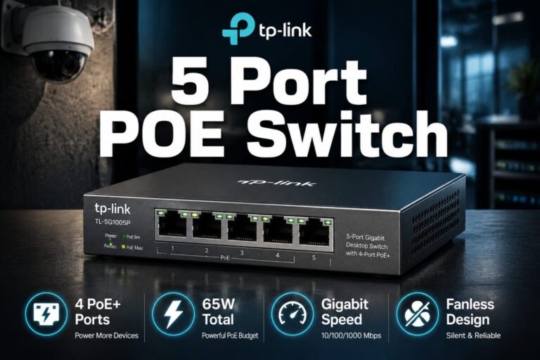 TP-Link TL-SG1005P 5-Port PoE Switch Review: The No-Nonsense Network Hub Your Security Setup Needs
