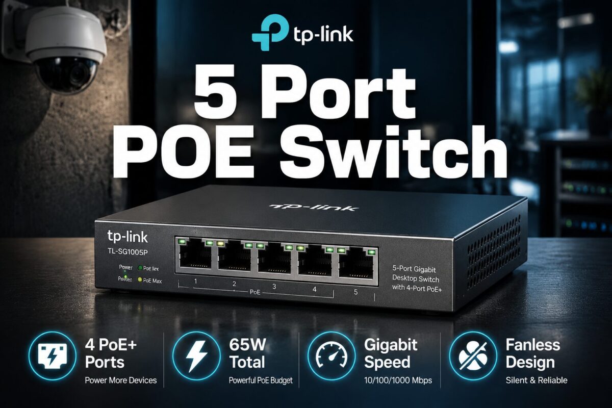 TP-Link TL-SG1005P 5-Port PoE Switch Review: The No-Nonsense Network Hub Your Security Setup Needs