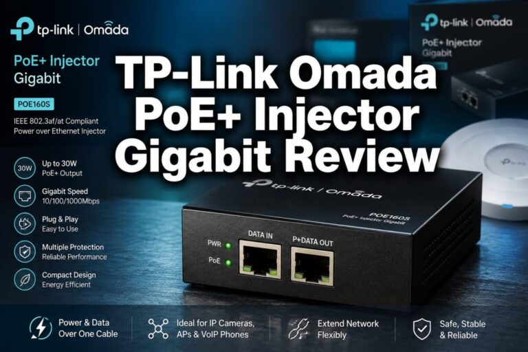 TP-Link Omada PoE+ Injector Gigabit Review (POE160S): The No-Nonsense Solution for Powering Your Network Devices