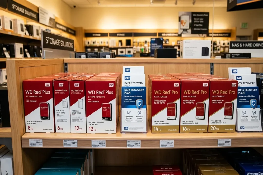 Western Digital WD Red Plus, WD Red Pro NAS Lineup